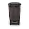 Toter Toter 64 Gal. Trash Can Brownstone with Quiet Wheels and Lid ANA64 - alternate 5